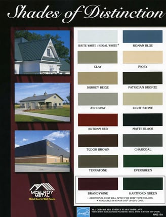 Standard Color Chart – West Coast