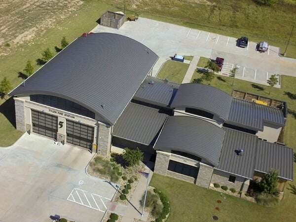 Maxima Standing Seam System on Fire Station-1