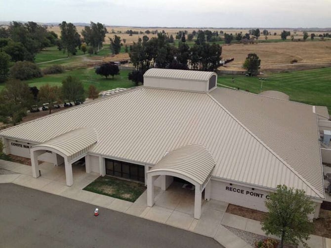 Standing Seam Roofing System on Commercial Building